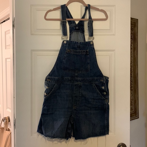 Gap Overalls- Dark Wash - Picture 1 of 1